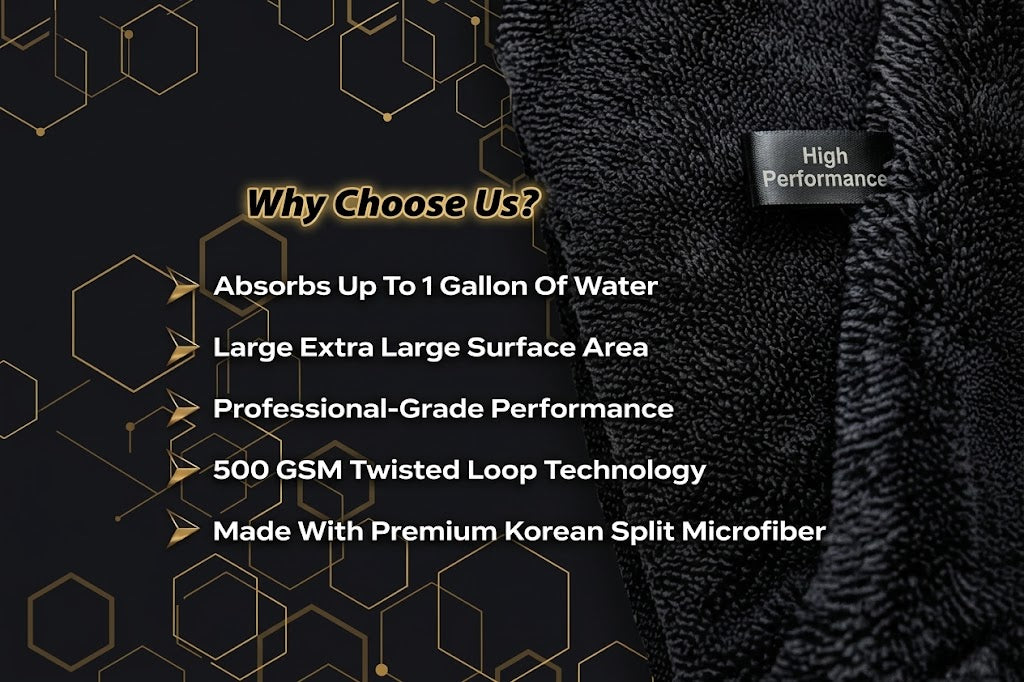 Mega Absorbent Car Drying Towel